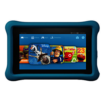 New Amazon Fire Kids Edition 7 Tablet, Quad-core, Fire OS, 7 , Wi-Fi, 8GB Black & Blue